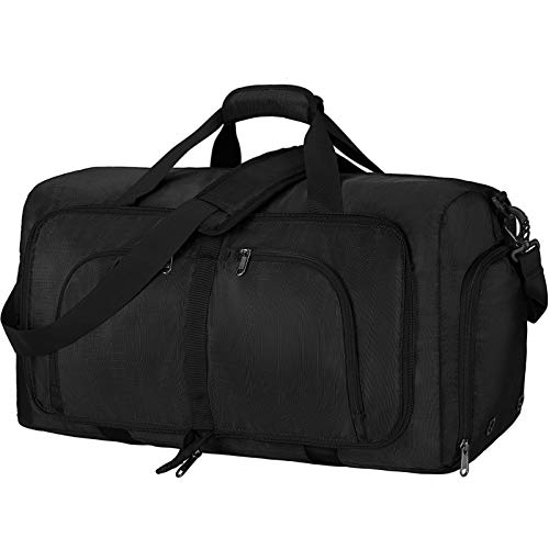 Travel Duffel Bag - Foldable Weekend Bag for Men and Women