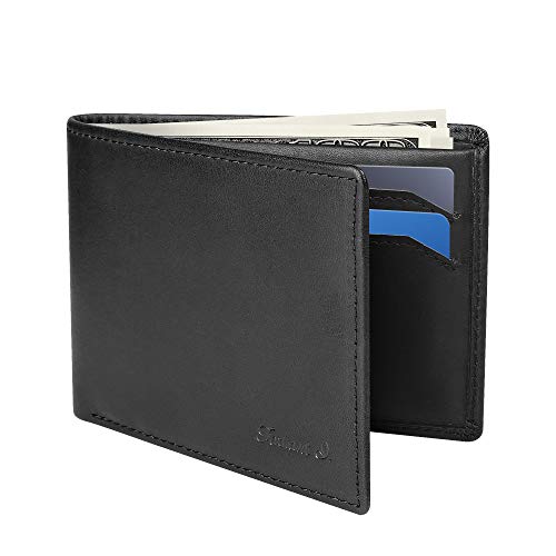 Fadiant I Slim Wallet for Men - Thin Bifold Genuine Leather RFID Blocking