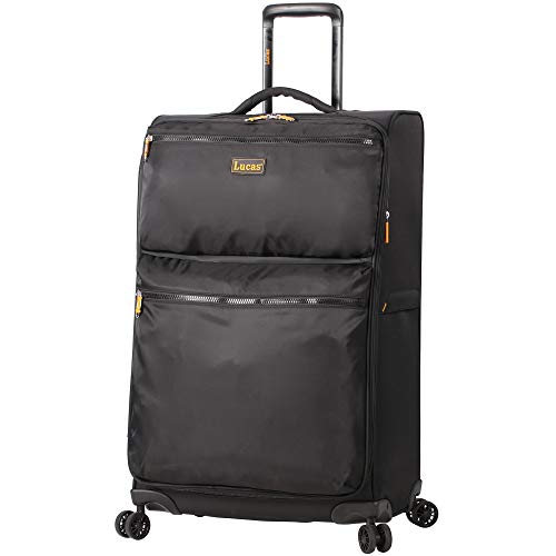 LUCAS Designer Luggage Collection - Expandable 24 Inch Softside Bag