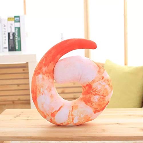 Versatile and Adorable Plush Shrimp Pillow