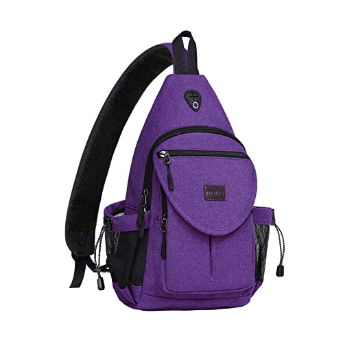 MOSISO Sling Backpack, Purple