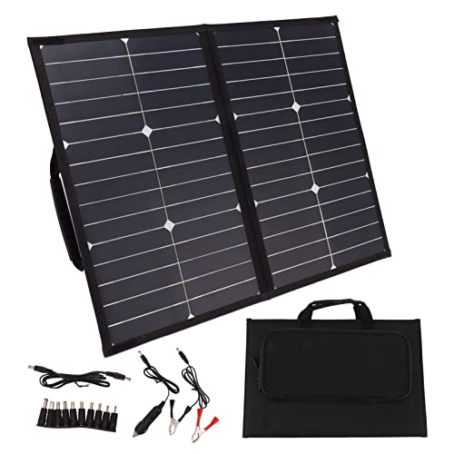 Foldable Solar Panel Suitcase for Camping Hiking