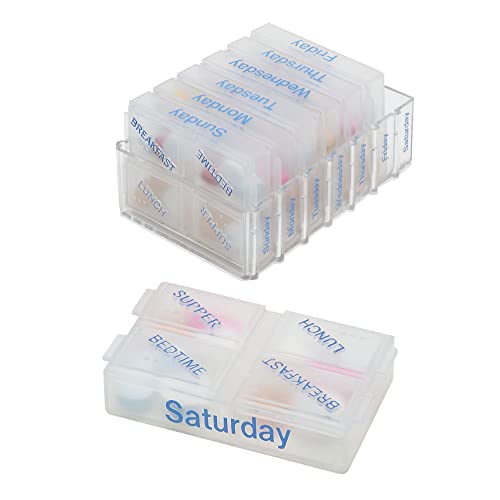 EZY DOSE Weekly Pill Organizer