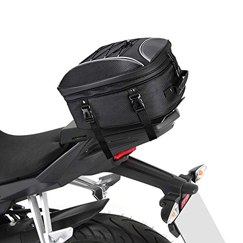Expandable Motorcycle Rear Seat Bag