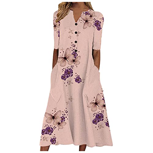 Travel Dresses for Women Wrinkle Free, Black Maxi Dress with Sleeves