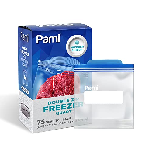 PAMI Double Zip Freezer Bags