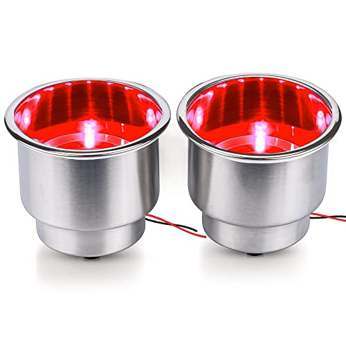 LED Stainless Steel Cup Drink Holder