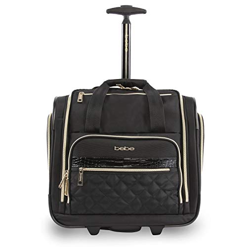 BEBE Leena-Wheeled Under The Seat Carry On Bag