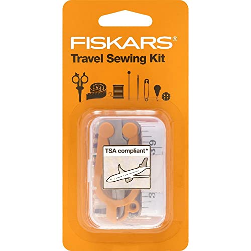 Fiskars Sewing Kit, 27 Piece Travel Sewing Supplies