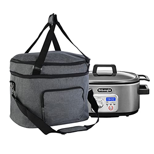 Slow Cooker Carry Case with Accessory Pocket