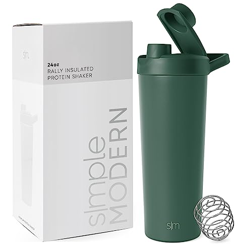Stainless Steel Shaker Bottle 24oz | Metal Insulated Cup