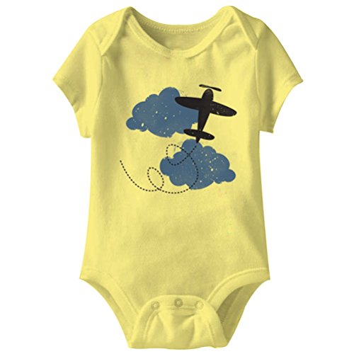 A&E Designs Baby Romper Airplane Onesie