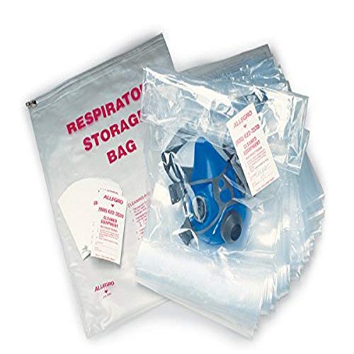 Disposable Respirator Storage Bags - Allegro Industries 4001‐05 (Pack of 100)