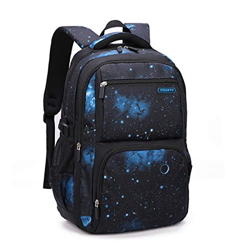 Galaxy Backpack for Boys School Elementary, Water-resistant Boys Backpack
