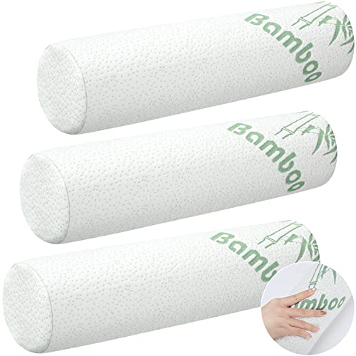 3-Piece Memory Foam Neck Bolster Pillow