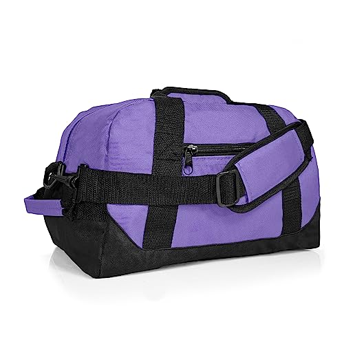Dalix 14" Small Duffle Bag - Purple