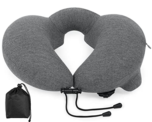 Travel Neck Pillow with Head and Chin Support