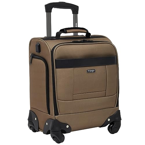 Wrangler Underseat Spinner Carry-On Luggage