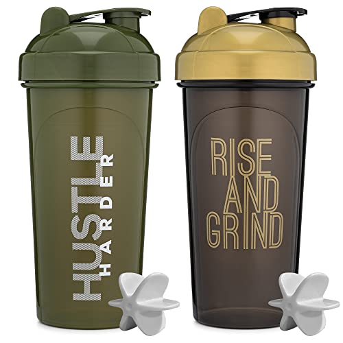 GOMOYO 28oz Shaker Bottle with Motivational Quotes