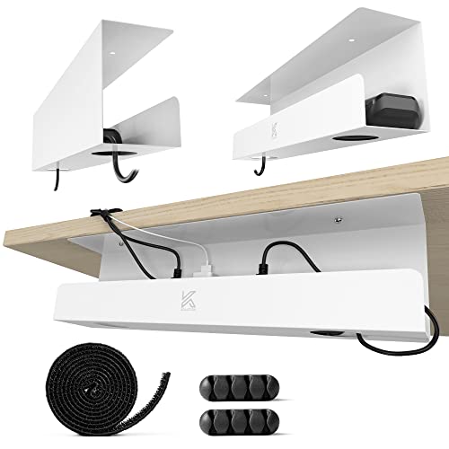 Under Desk Cable Management Tray - Simple and Sturdy