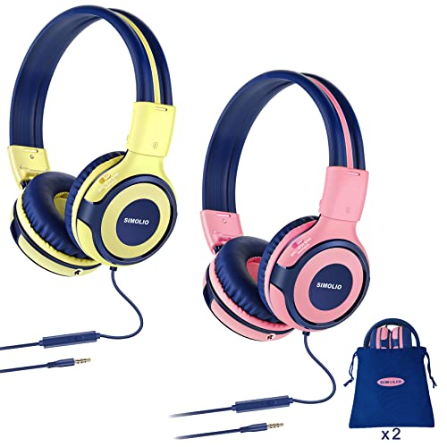 SIMOLIO Kids Headphone with Volume Limiter