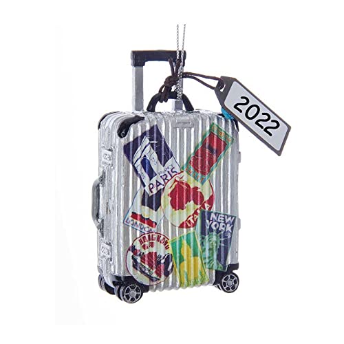 Personalized Travel Luggage Suitcase Christmas Ornament