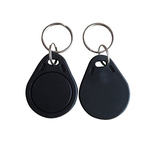 YARONGTECH RFID Fob for Access Control - Black (Pack of 10)
