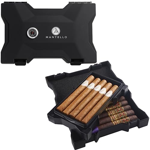 Mantello Cigars Case- Cigar Travel Case with Cigar Accessories