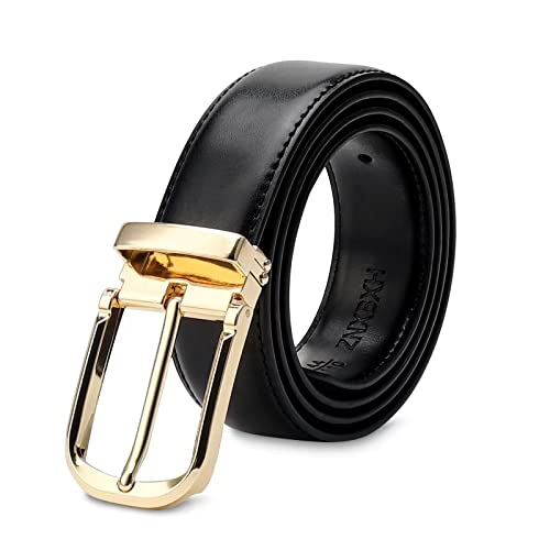 Znxbxh Men's Leather Dress Belt