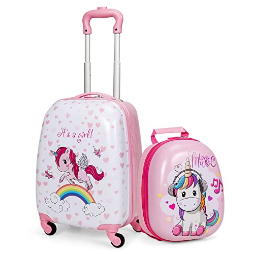 Goplus Kids Luggage Set