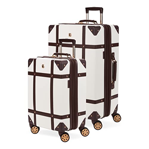 SwissGear 7739 Hardside Luggage Trunk with Spinner Wheels