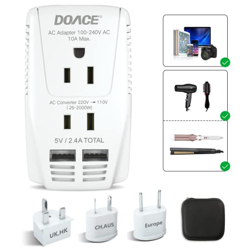 DOACE 2000W Travel Voltage Converter