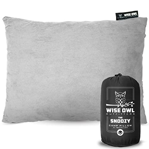 Wise Owl Outfitters Memory Foam Pillow - Camping and Travel Accessories
