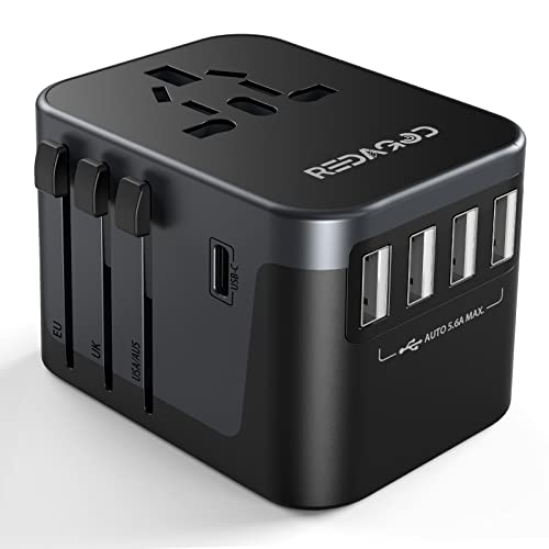 Universal Travel Adapter with USB Ports