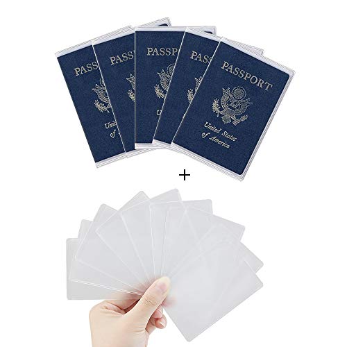 Owfeel Passport Cover with ID Card Holder Set