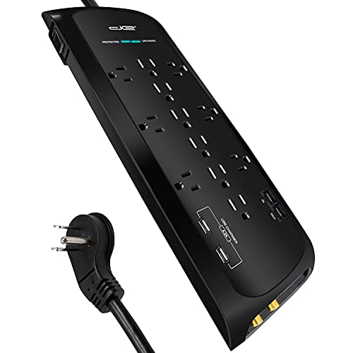 Digital Energy Surge Protector Power Strip