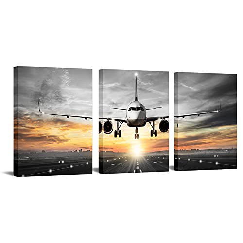 Airplane Canvas Wall Art Decor