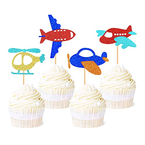 Airplane Cupcake Toppers