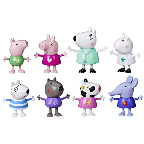 Dr. Polar Bear Calls On Peppa and Friends Figure Pack Preschool Toy