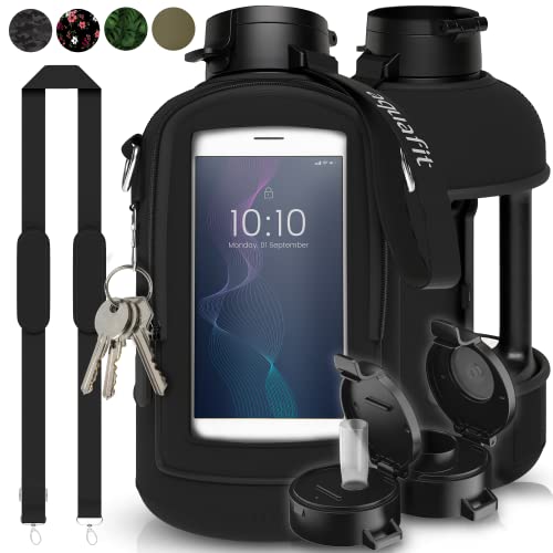 AQUAFIT Large Water Bottle With Sleeve