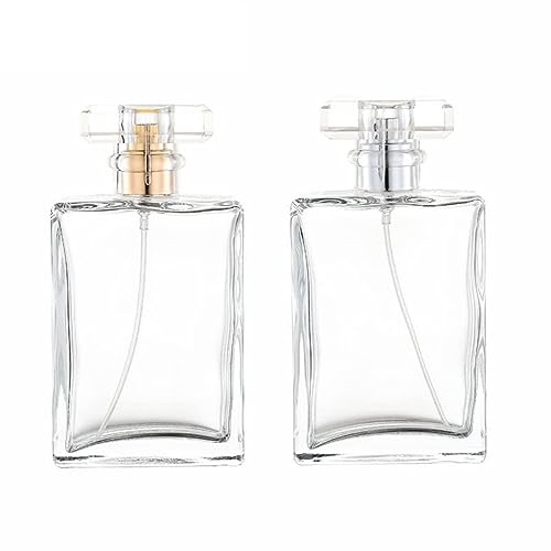 YORROR Clear Glass Perfume Atomizer - Portable Spray Bottle for Travel