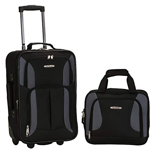 Rockland Fashion Upright Luggage Set