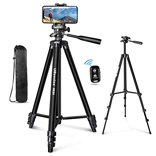 UBeesize 60” Phone Tripod with Wireless Remote