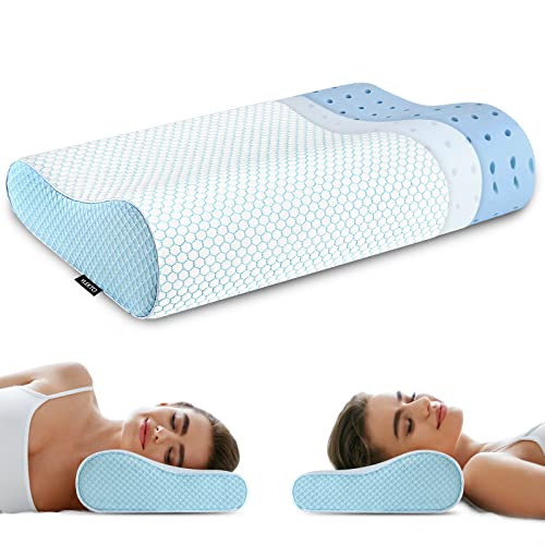 Memory Foam Pillows - Queen Size Neck Support Pillow for Sleeping