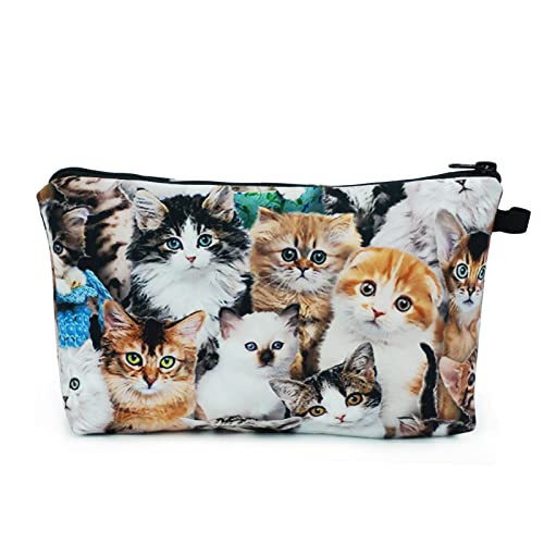 KOSOVCEX Cat Breeds Travel Makeup Bag