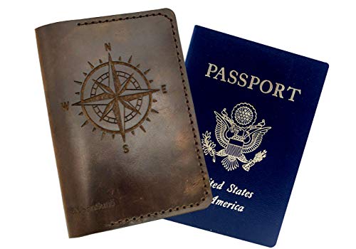 Stylish Genuine Leather Passport Cover - Gift for Travelers