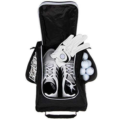 Golf Shoe Bag with Side Pockets