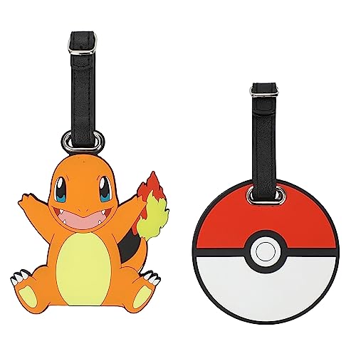 Pokemon Charmander & Pokeball Luggage Straps