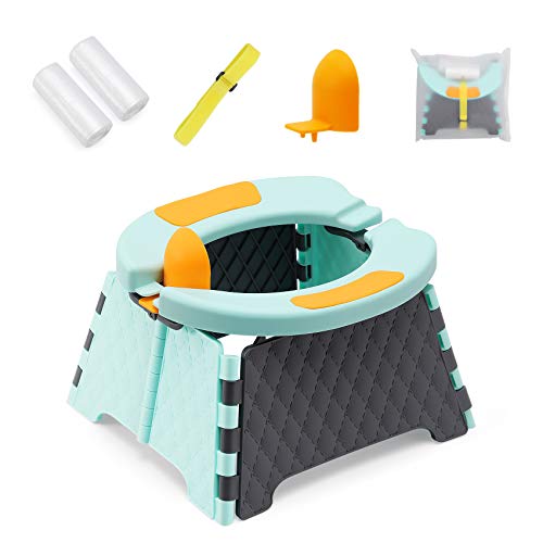 Portable Potty Training Seat for Kids with Disposable Bags