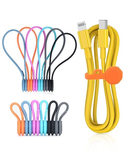12 PCS Magnetic Cable Ties